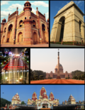 New Delhi montage